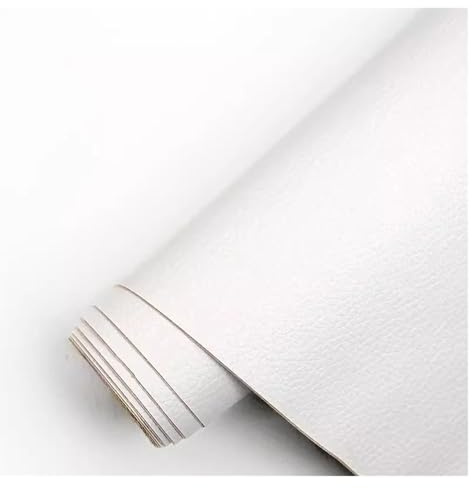 Kunstleder Selbstklebend Selbstklebendes Reparaturpflaster Aus Kunstleder, Polster-Vinyl-PU-Leder-Reparaturband-Set Für Möbel, Sofas, Autositze, Bürostühle(White,100x67cm)