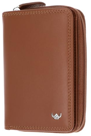 Golden Head Leder Geldbörse Polo RFID Protect RV-Börse 3317 Cognac braun