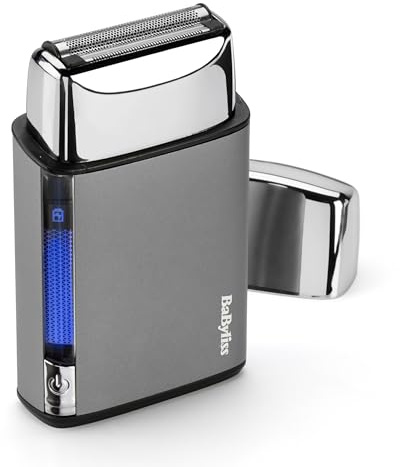 BaByliss Super‑X Single Foil Shaver for Men – Ultra‑Close Shave, Japanese Steel Foil, Cordless Lithium‑Ion, Wet & Dry IPX7, USB‑C Rechargeable, FS996SU