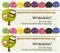 Wrapables Lesezeichen Flaggen Tab Sticky Marker (Set von 2) Emoji Matches II