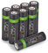 Venom Rechargeable AA Batteries - 2100mAh 1.2V NiMH - High Capacity (8-Pack), Black