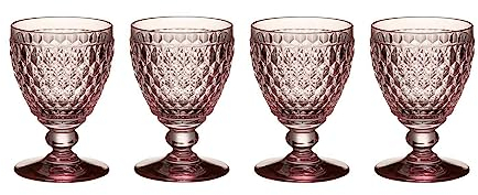 Verre à vin blanc rose H : 120 mm /0, 23 l BOSTON COLOURED Villeroy & Boch Lot de 4
