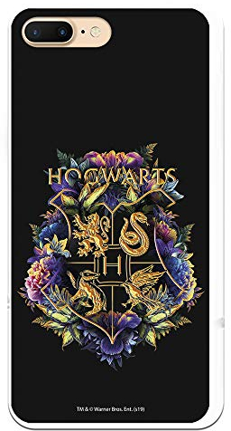 Schutzhülle für iPhone 7 Plus – iPhone 8 Plus Offizielle Harry Potter Hogwarts Floral zum Schutz Ihres Handys. Schutzhülle für Apple iPhone 7 Plus – Flexibles Silikon, offiziell lizenziert von Harry