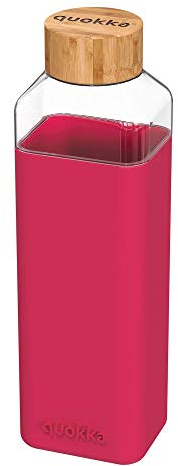 QUOKKA Botella cuadrada Storm Maroon 700ml