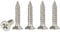 M4 Stainless Steel Self Tapping Screws,100pcs M4 X 20mm Phillips Flat Head Wood Srews DIY Woodworking Screws with Box (M4 X 20mm 100 PCS)
