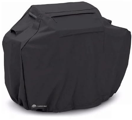 Garden Mile Housse de protection pour barbecue à gaz - 183 x 66 x 130 cm (L x l x H) - Noir - Imperméable - Résistante au vent - Résistante aux déchirures et anti-UV - Pour meubles de terrasse