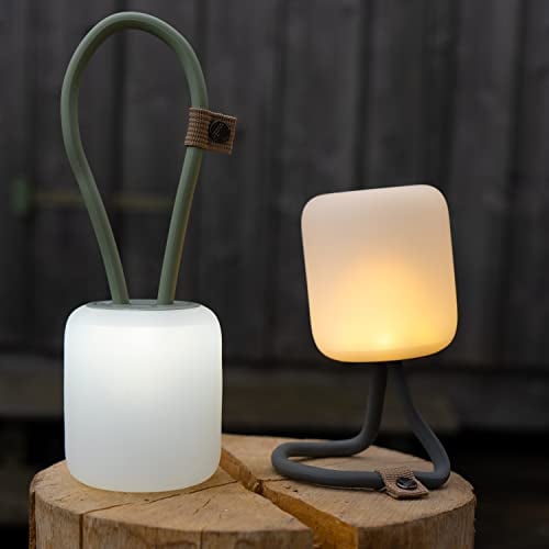 Campo Libre.® LENI I Campinglampe I flexible Outdoorlampe zum Aufhängen, Hinstellen und Montieren I dimmbare Campingleuchte I wiederaufladbar I Balkonlampe, Campinglicht, Outdoor Tischlampe…