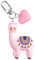Danlai Porte-clés D'alpaga Pendentif Animal Décoratif Suspendu Porte-clé Charms Décorations pour À Main - Rose