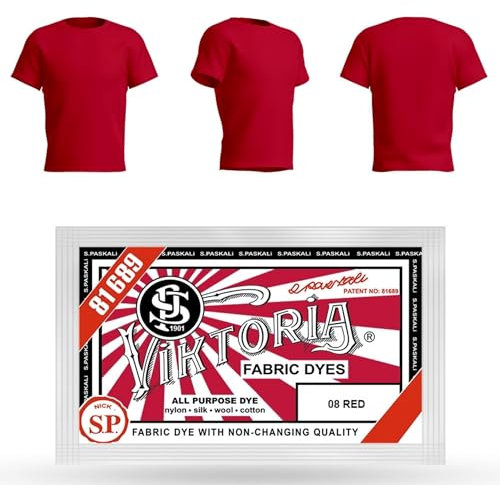 VIKTORIA Textilfarbe waschmaschinenfest (59 FARBEN) - stofffarbe, färbemittel textilien, stofffarben waschfest, textil farbe, kleidung färben