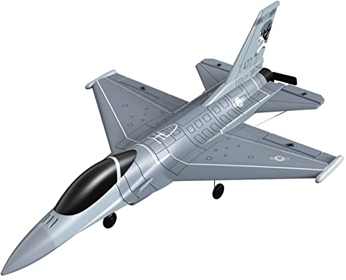 VOLANTEXRC RC Avion PNP Version sans Batterie sans Trainsmitter Avion Télécommandé 4 canaux F16 Jouets de Chasse télécommandés, 2.4GHz 6-Axis Gyro Stabilizer, Planeur RC