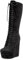Castamere Donna Zeppa Alto High Tacco Heel Chiusa Rotonda Punta Metà polpaccio Lacci Cerniera Classico Stivali Nero 40 EU