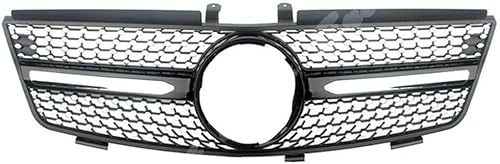 HOCAH Voiture Calandres Avant Radiateur, pour Mercedes-Benz W164 ML-Klasse ML280 ML320 ML350 ML420 ML500 2005 2006 2007 2008 Calandres Avant Et De Radiateur Grilles Grille d'aération