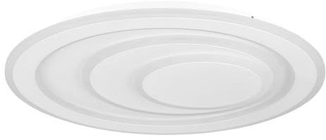 EGLO LED Deckenleuchte Palagiano 1, runde Deckenlampe | Deckenbeleuchtung aus Metall und Kunststoff in Weiß, Lampe in neutralweiß, Ø 48 cm
