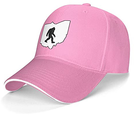 934 Herren Damen Baseballkappe Ohio State Bigfoot Baseball Cap Verstellbar Outdoor Hut Mode Baseball Kappe Mütze Für Sport Draussen Reisen