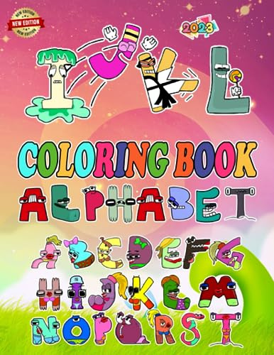 Alphabet Coloring Book for Fan Men Teen Women Kid Student: 50+ Great Coloring Pages For Kids, Teens, Adults. Beautiful And Exclusive Illustrations Of ... Create Your Masterpieces | 8.5 x 11 inches