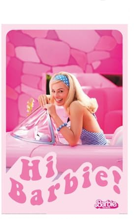 Pyramid International Barbie Poster Movie Hi Barbie! Margot Robbie, Car