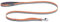 RUFFWEAR Front-Leine, leicht, 1,5 m, Starke Leine mit gepolstertem Griff und sicherem drehbarem Crux-Clip, kompaktes, flaches Tubelok-Gurtband, Spring Fade