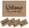 SPOTTED DOG GIFT COMPANY Coir Door Mat, Inside Outside Door Mats, Welcome Mat, Indoor Outdoor Doormats, Front Doormat, Non Slip with PVC Backing, Entrance Door Mat, Heavy Duty Coir 40x60 Dog