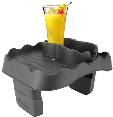 Ruhnjyg Adjustable Hot Tub Table - Non-Slip Inflatable Pool Edge Storage Rack With Drainage Holes, Outdoor Patio Hot Tub Accessories And Supplies