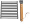 Hot Dog Roller Edelstahl Wurst Roller Rack, Hot Dog Rack Abnehmbarer Edelstahl Grill Wurstgestell Rolling Hot Dog Grill Mit Griff (B)