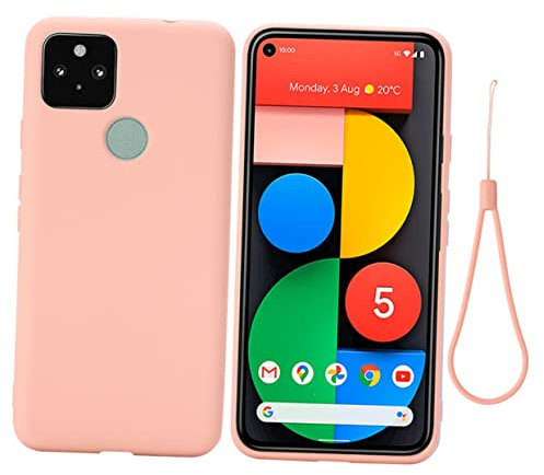 Homoyoyo 1Stk Handyhülle für Pixel 5a Smartphone-Schutz Smartphone-Hülle leichte Handyhülle wasserfeste Tasche Handy Water Proof Phone case gehäuse stoßfeste Telefonhülle Telefonschutz Rosa