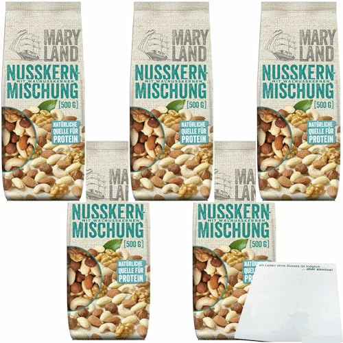 usy Bundle für Maryland Nusskernmischung VPE (5x500g Beutel) + usy Block