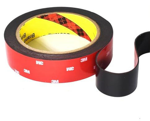 Doppelseitiges Klebeband Extra Stark, 3M Montageband Hitzebeständig Wasserdicht für den Innen- und Außenbereich, (25mm * 4,5m)