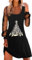 Weihnachtskleider für Damen - A Line Sexy Christmas Winterkleid Autumn Winter Rundhals Winter Plissee Kleid Weihnachtselfen Kostüm Glitzer Muster Weihnachtskleider Kleider mit Weihnachtsmotiv