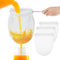 3 Pcs Nut Milk Bag Strainer with Stand Reusable Cheese Cloth Bag Small Mesh Strainer with Stainless Steel Handle Strainers Fine Mesh Bags for Straining Juice Cheese Honey Coffee Wine Oil