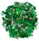 Lego® Kit créatif - 100 blocs de construction verts - Mélange de formes et de tailles pour des idées de construction illimitées - Chaque mélange est assemblé individuellement