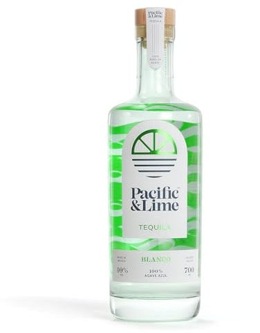 Pacific & Lime Tequila Blanco 100% Agave Azul – 70cl | 40% Vol. – Premium Qualität – Aus den Jalisco Valleys in Mexiko