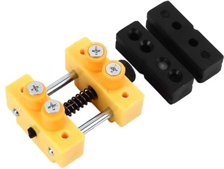 Mini Table Vise Clamp Drill Press Jig Micro Bench Vice for Jewelry Watches Models, Aluminum Alloy Material