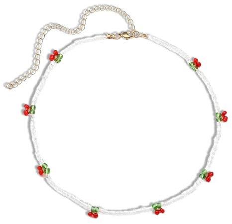 COYUN Perlenkette für Frauen Mädchen,Handgefertigt Boho Perlen Kette Personalisierte Geschenk für Geburtstag, Geschenke für Frauen Muttertag, Teenager Mädchen Geschenke Schmuck