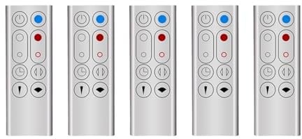 5X Replacement Remote Control Suitable，Compatibie For Dyson AM09 HP00 HP01 Air Purifier Leafless Fan Remote Control