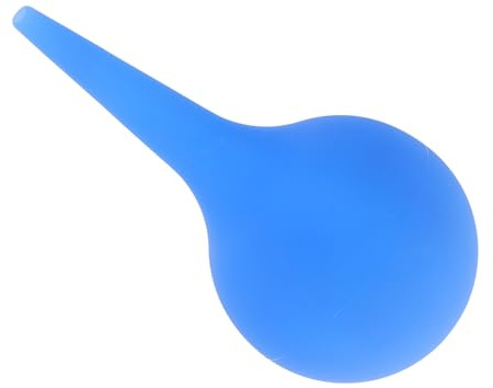 BELLIFFY Gummiball Ohrreinigung 75ml mit Spitz Zulaufender Düse Weicher Saugbirne aus Robustem Gummi Ergonomisch für Sanfte Ohrhygiene und Präzise Reinigung Geeignet für Babys Kinder