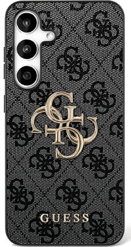 CG MOBILE Guess Large 4G Classic Logo Case for Samsung Galaxy S25 FE (Black)