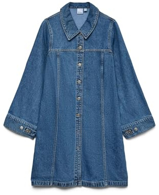VERO MODA Female Jeanskleid VMFINDO Midikleid