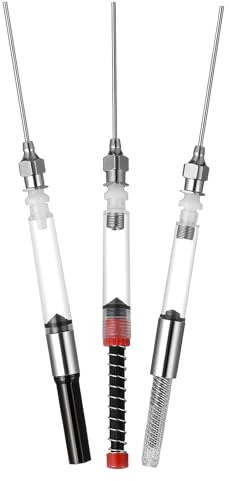 Homoyoyo Metal Fountain Pen Ink Filler Spring Absorber Tool 3Pcs for Fountain Maintenance Kit and European Standard Ink Converter