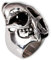 Fly Style 1 Stück Ringe aus Edelstahl - Totenkopf, Alien, Drache, Eisernes Kreuz, Ring Grösse:21.0 mm, Modelle:Walking Dead Zombie Dog