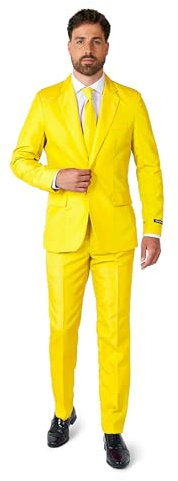 Suitmeister Plain Solid Colored Suits For Men - Includes Jacket, Pants & Tie