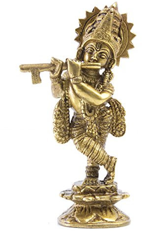 Mohan Jodero Statue Lord Krishna aus Messing