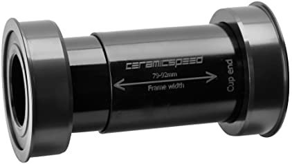 CeramicSpeed Evo386 Shimano beschichtet, Innenlager Unisex-Adulto, Unisex - Erwachsene, Evo386 Shimano Rivestito, schwarz