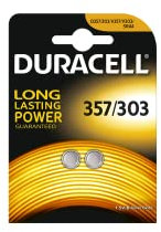 Duracell pasticca 357/303 argento