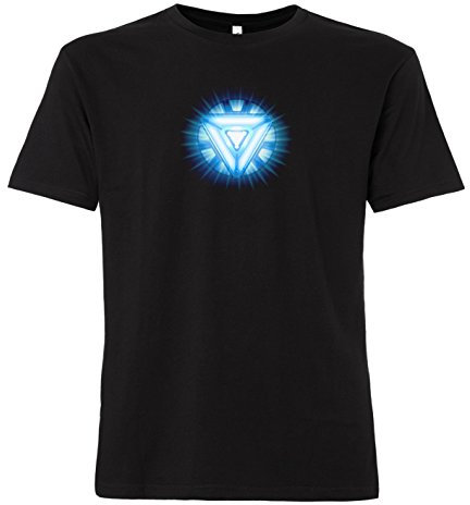ShirtWorld Arc Reactor 2 T-Shirt - Black - XXXX-Large