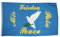 Flaggenfritze Fahne/Flagge Friedenstaube 2 + gratis Sticker