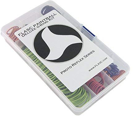 Flasc Paintball Proto Reflex/Reflex-Schienen-Serie Deluxe Farbcodiertes O-Ring-Set mit 300 Öffnungen