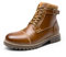 Bruno Marc Stivali da Uomo Chukka Vintage Oxford Lace-Up Casual Motociclista, Size 40, Marrone, ENGLE-05