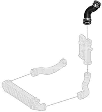 Borg & Beck BTH1661 Turbo Hose To Fit Mercedes W211 E270 CDI