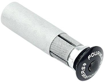 Fouriers Headset Expander Plug Top Cap für 1 1/8 Zoll Lenker, Carbon Gabel ID 22–25 mm (schwarz)