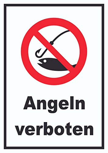 HB-Druck Angeln verboten Schild A5 (148x210mm)